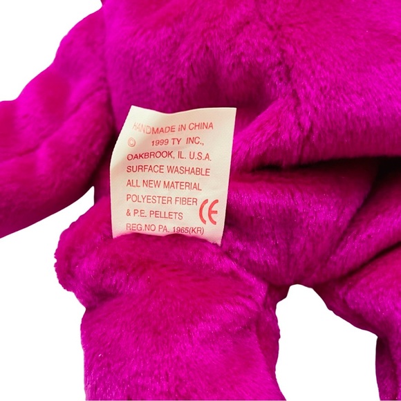 Ty BEANIE BABIES “MILLENNIUM” 2000 Millenium Bear 💜 - Picture 8 of 8